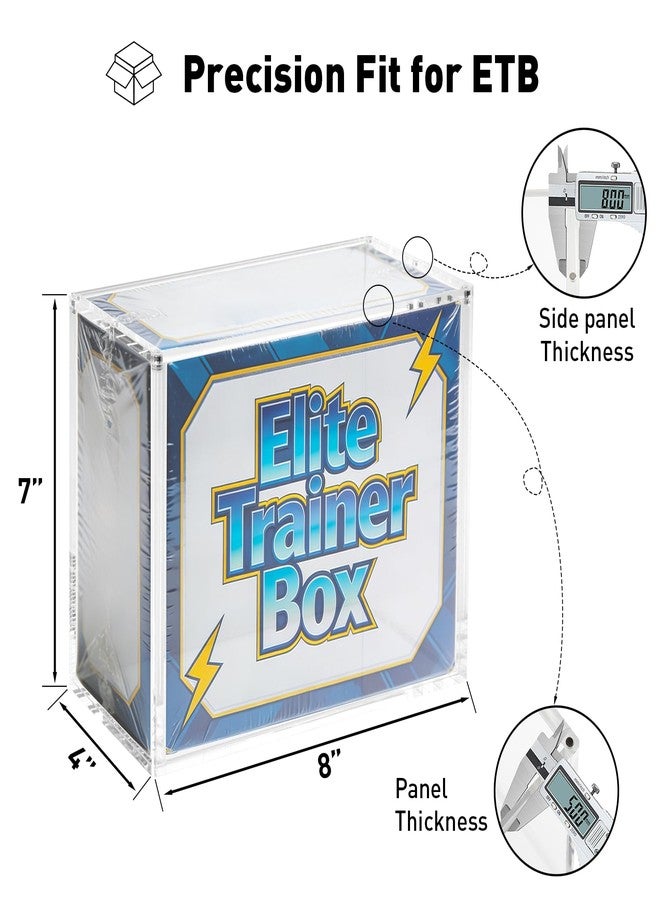 Coolbyl ETB Acrylic Case - UV Protection & Magnetic Closure, Suitable for ETB Box, Thick & Rigid Construction - Image 2